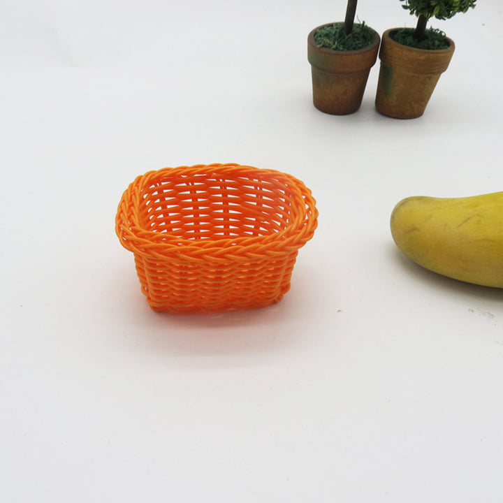 Dekorative handgewebte Obstschale Karnz