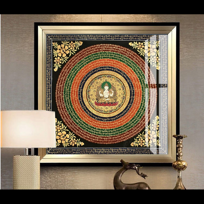 Dekorative Mandala Wandkunst