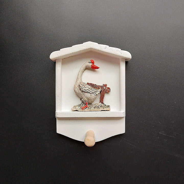 Dekorativer Schlüsselanhänger Wandmontage mit Sonnenblumenmotiv