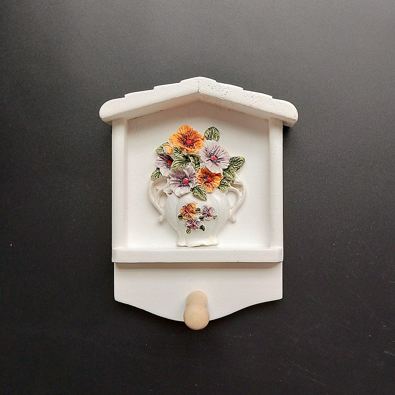Dekorativer Schlüsselanhänger Wandmontage mit Sonnenblumenmotiv