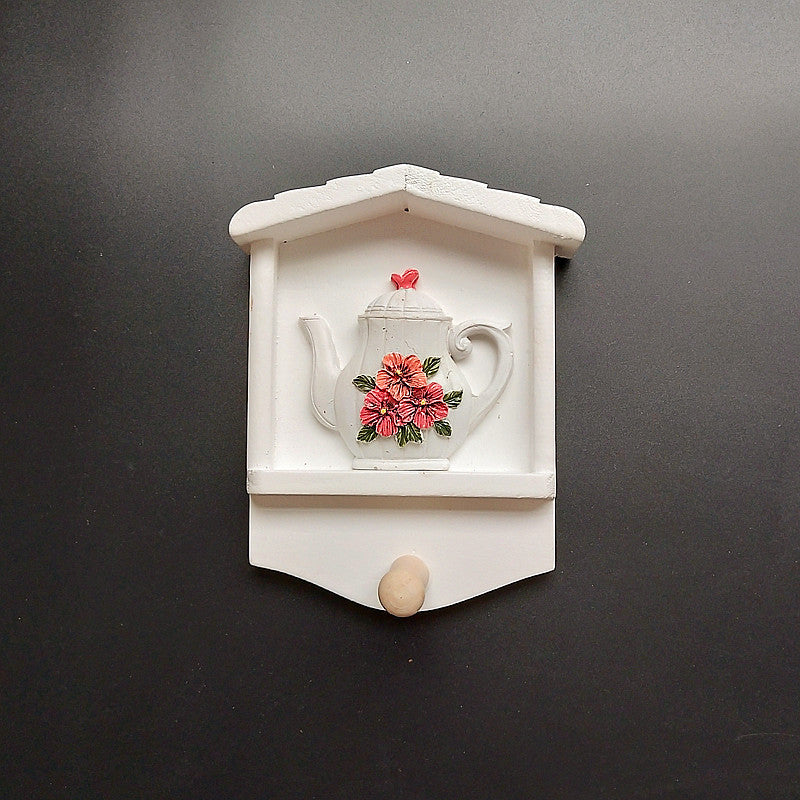 Dekorativer Schlüsselanhänger Wandmontage mit Sonnenblumenmotiv