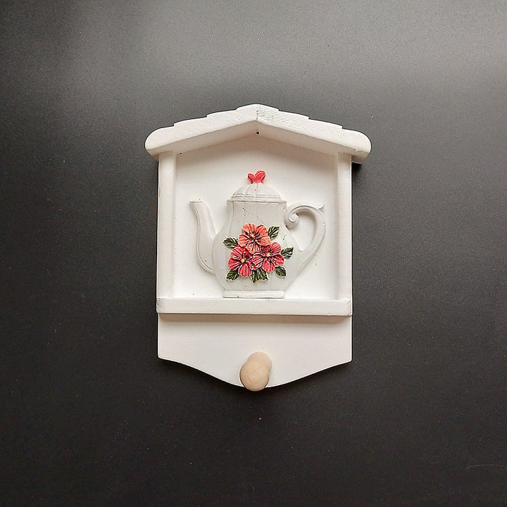 Dekorativer Schlüsselanhänger Wandmontage mit Sonnenblumenmotiv
