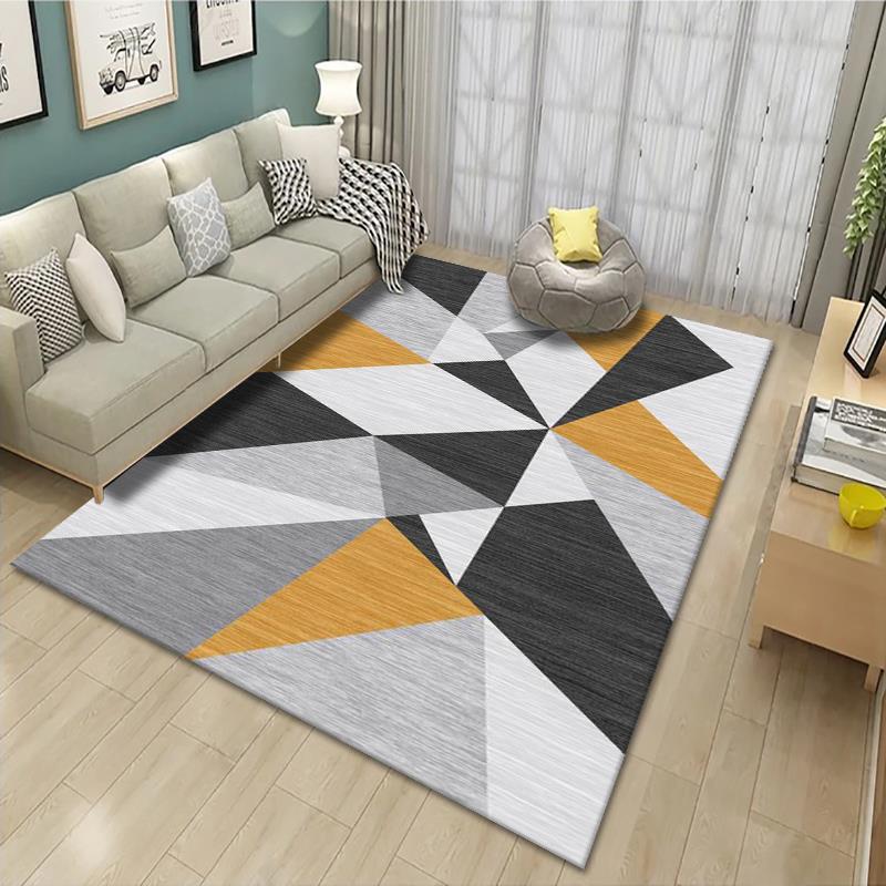 Geometrisch gemusterter Teppich Karnz