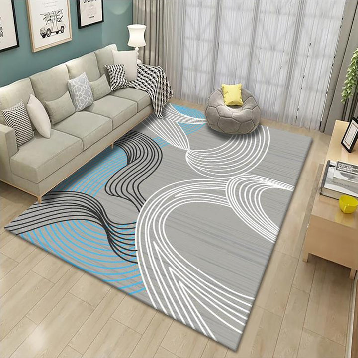 Geometrisch gemusterter Teppich Karnz