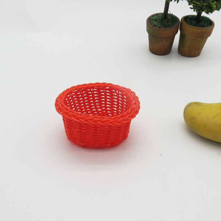 Dekorative handgewebte Obstschale Karnz