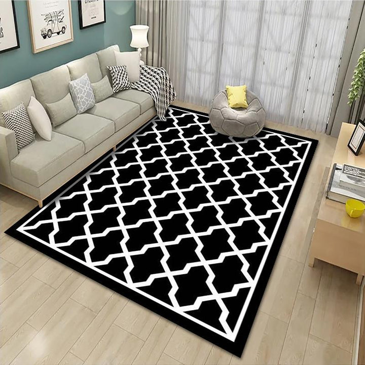 Geometrisch gemusterter Teppich Karnz