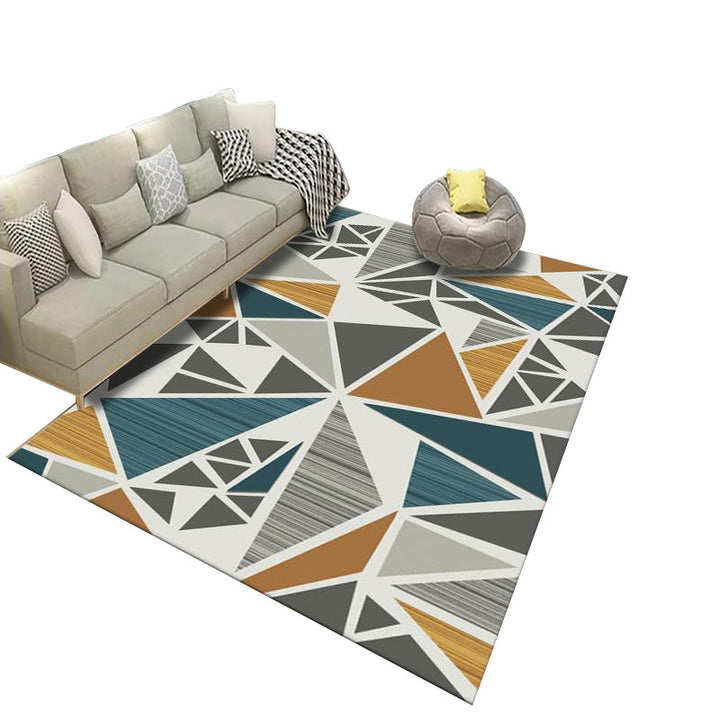 Geometrisch gemusterter Teppich Karnz