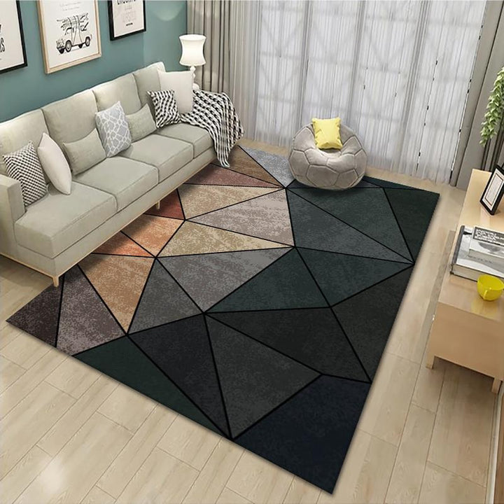 Geometrisch gemusterter Teppich Karnz