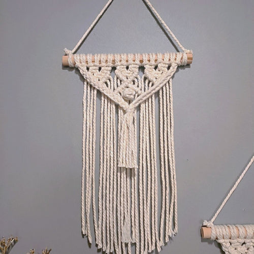 Macrame Wandbehang Karnz