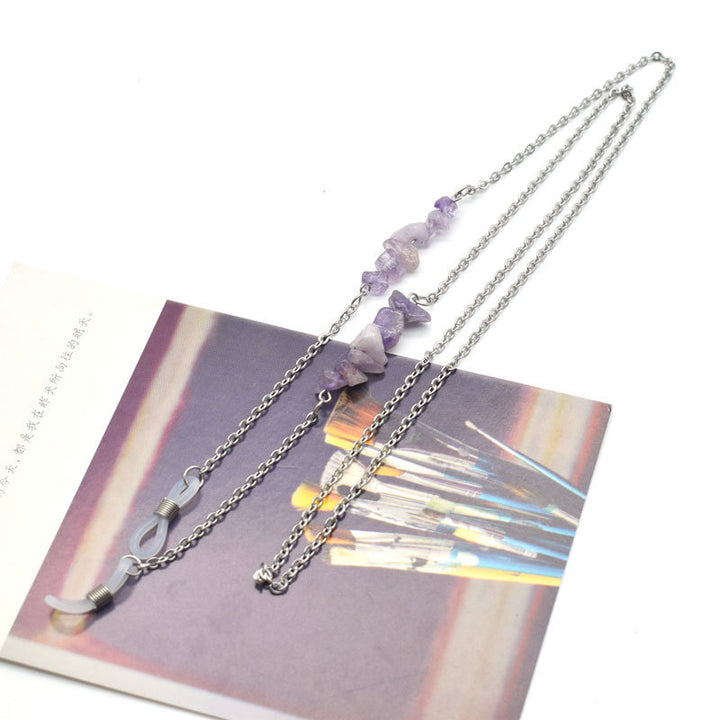 Amethyst Anhänger Halskette Karnz