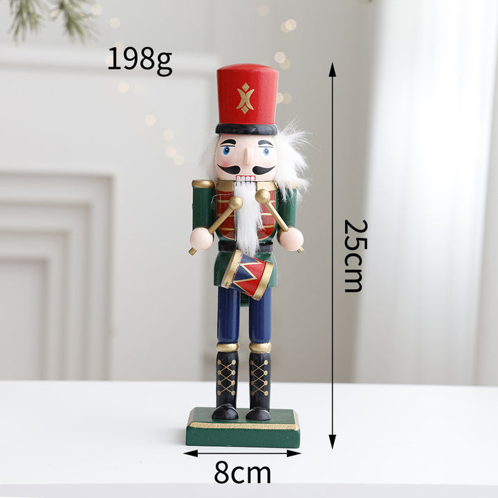Dekorative Nussknacker-Figur aus Holz für den Tisch
