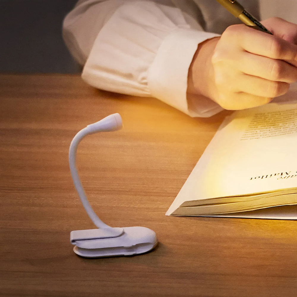 Mini-LED-Klemmleuchte, 3W, USB-aufladbar