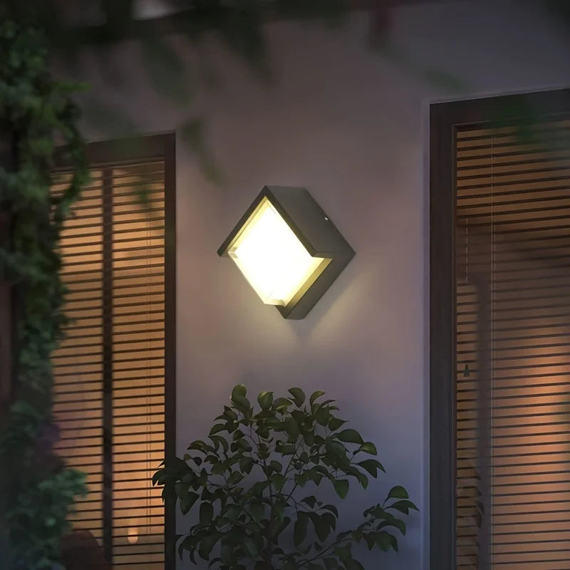 Langlebige LED Wandleuchte für Außenbereich - Wetterfeste und energiesparende Außenbeleuchtung, ideal für Garten und Terrasse | Karnz