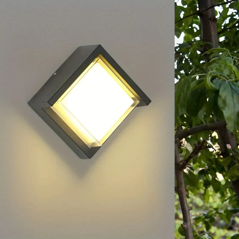 Langlebige LED Wandleuchte für Außenbereich - Wetterfeste und energiesparende Außenbeleuchtung, ideal für Garten und Terrasse | Karnz