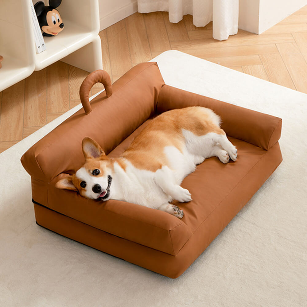 Erhöhtes Haustier-Sofa-Bett Stilvolles Wasserdicht Ergonomischer Komfort | Karnz
