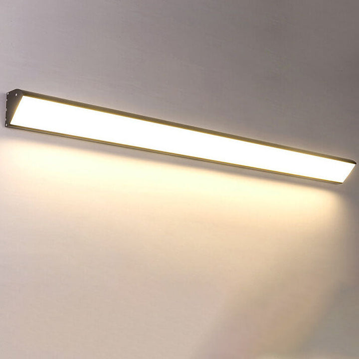 Moderne Outdoor Lang Bar Aluminium Acryl Wasserdicht LED Wand Sconces Lampe | Karnz