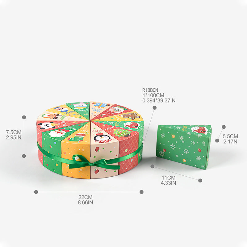 Weihnachts-Geschenkboxen für Adventskalender