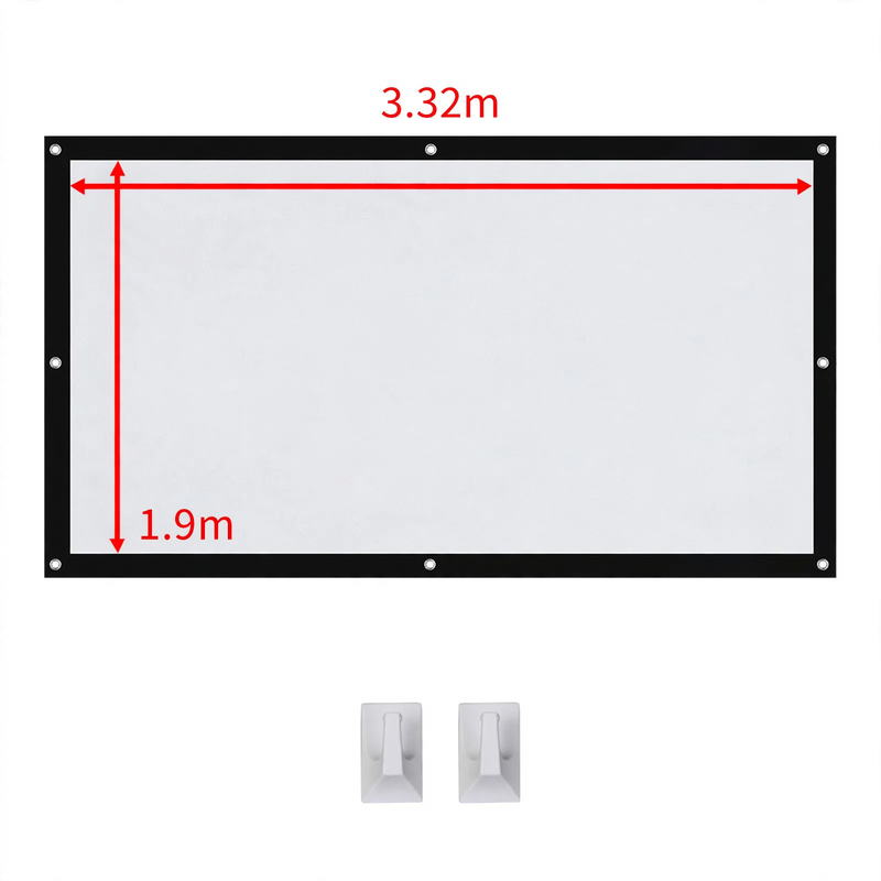 Projektionsleinwand, Leinwand aus Segeltuch