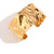 Karnz | 18k Hammerschlag Textur Armreifen