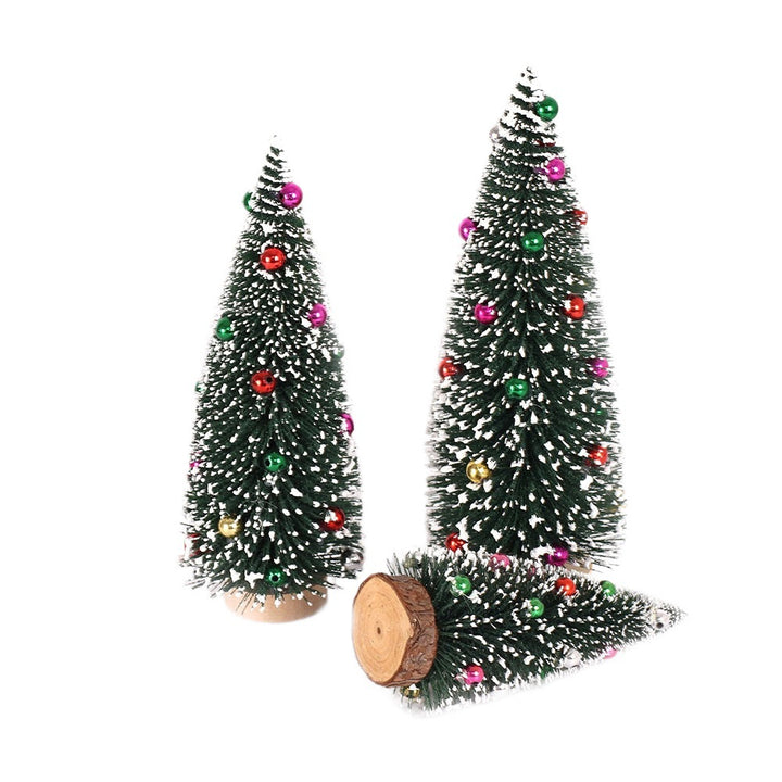 Mini-Weihnachtsbaum mit Schnee-Optik