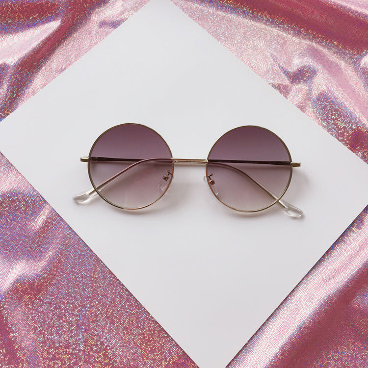 Modische Runde Sonnenbrille Karnz