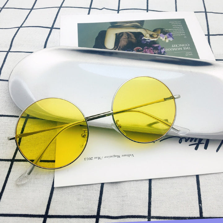 Modische Runde Sonnenbrille Karnz