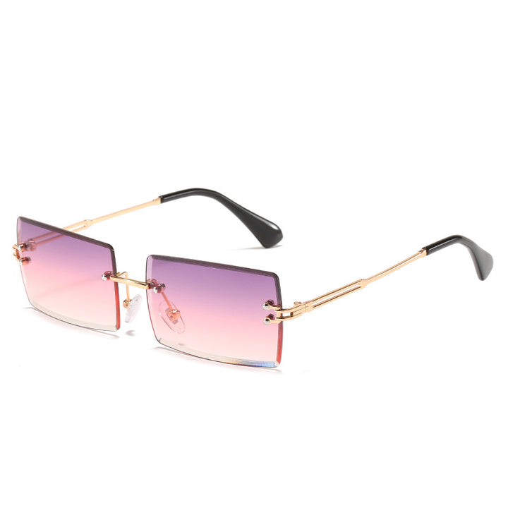 Moderne geometrische Rahmen-Sonnenbrille Karnz