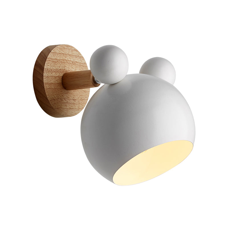 Karnz | Moderne Stil Cartoon Tier Wandleuchte Metall 1 Licht Wandlampe für Kinderzimmer