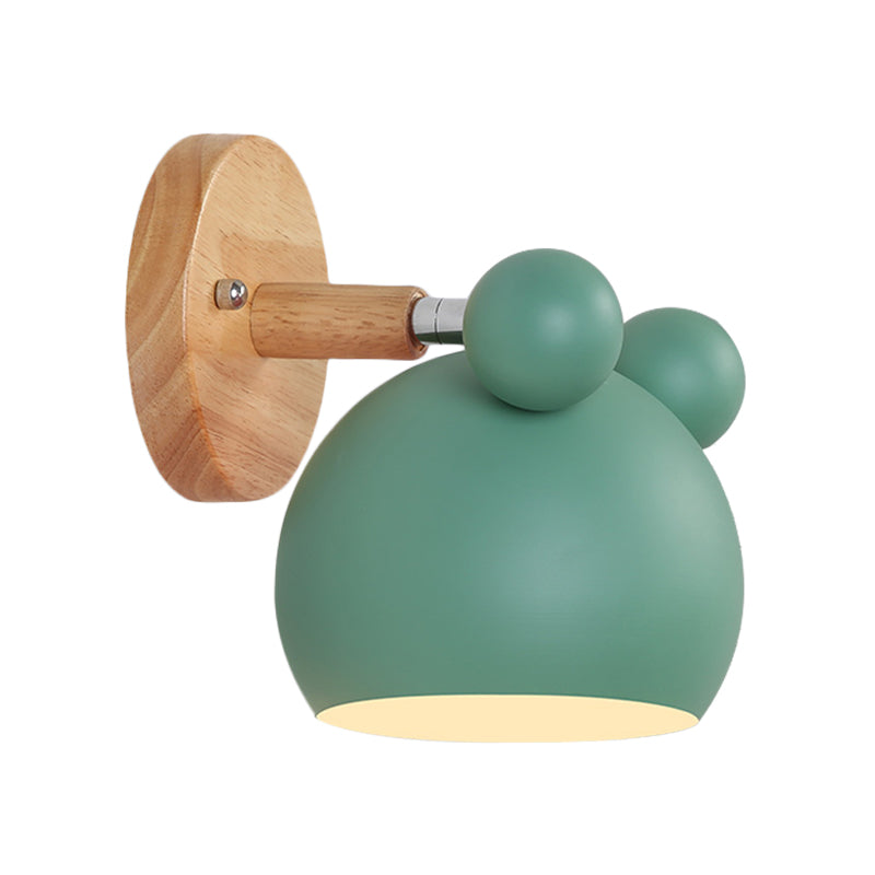 Karnz | Moderne Stil Cartoon Tier Wandleuchte Metall 1 Licht Wandlampe für Kinderzimmer