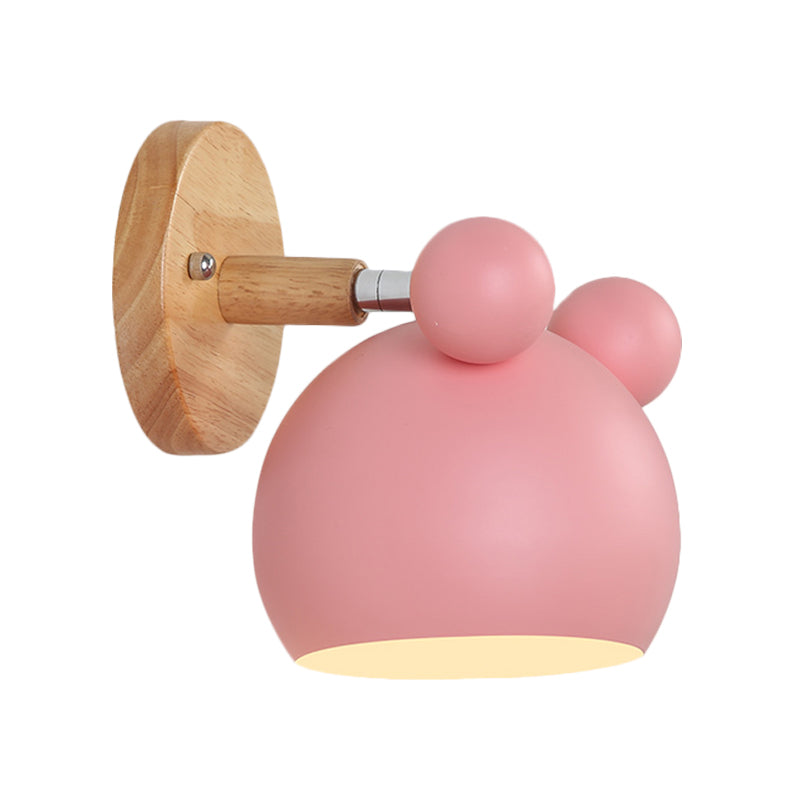 Karnz | Moderne Stil Cartoon Tier Wandleuchte Metall 1 Licht Wandlampe für Kinderzimmer