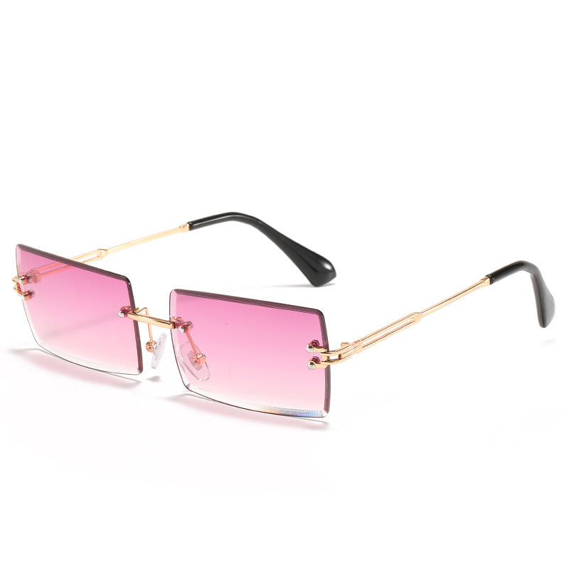 Moderne geometrische Rahmen-Sonnenbrille Karnz
