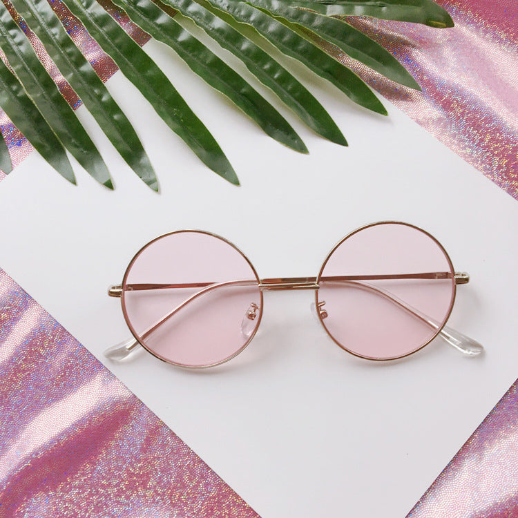Modische Runde Sonnenbrille Karnz