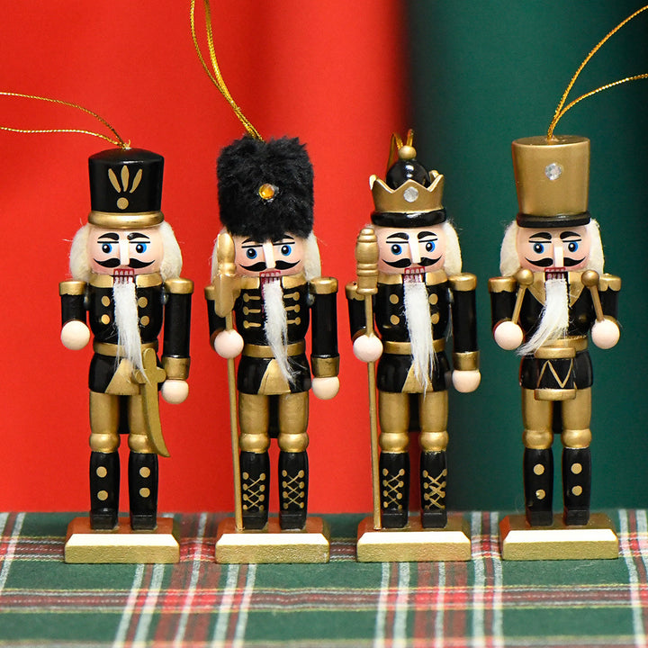 Nussknacker-Soldat aus Hartholz, 13 cm