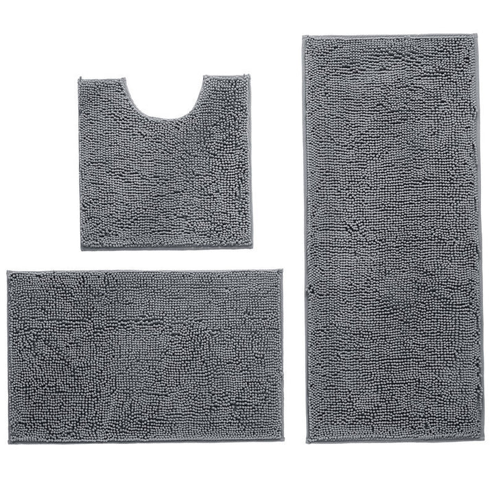 Luxuriöses Mikrofaser-Badezimmermatten-Set Karnz