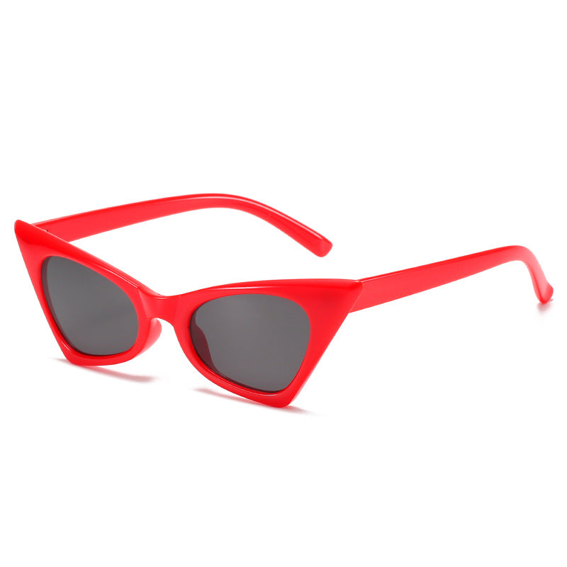 Damen Katzenaugen-Sonnenbrille mit kunstvollem Rahmen und UV-Schutz Karnz