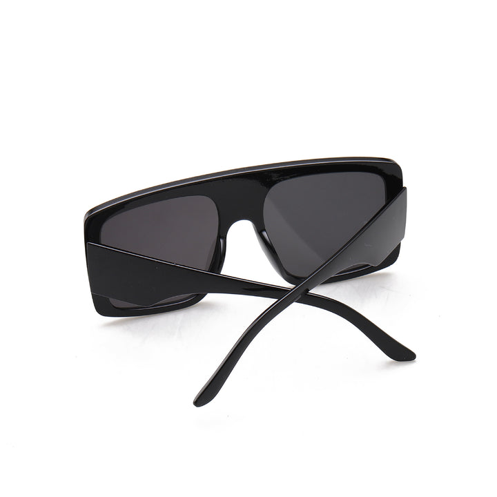 Damen oversized Sonnenbrille mit markantem Leopardenmuster Karnz