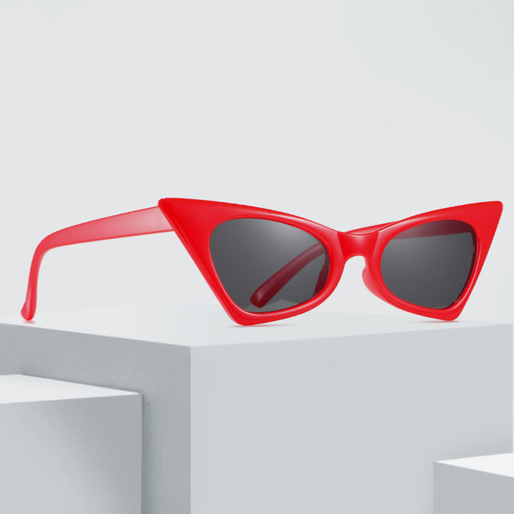 Damen Katzenaugen-Sonnenbrille mit kunstvollem Rahmen und UV-Schutz Karnz