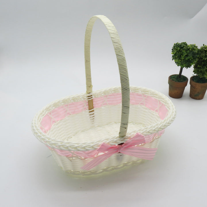 Dekorative handgewebte Osternest Karnz