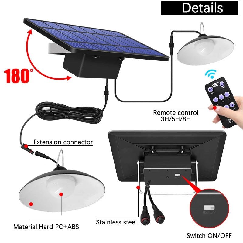 SolarDuo LED Lamp Set auf Solarenergie mit Fernbedienung | Karnz