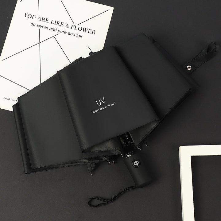 Damen UV-Schutz-Faltregenschirm mit windresistenter Technologie Karnz