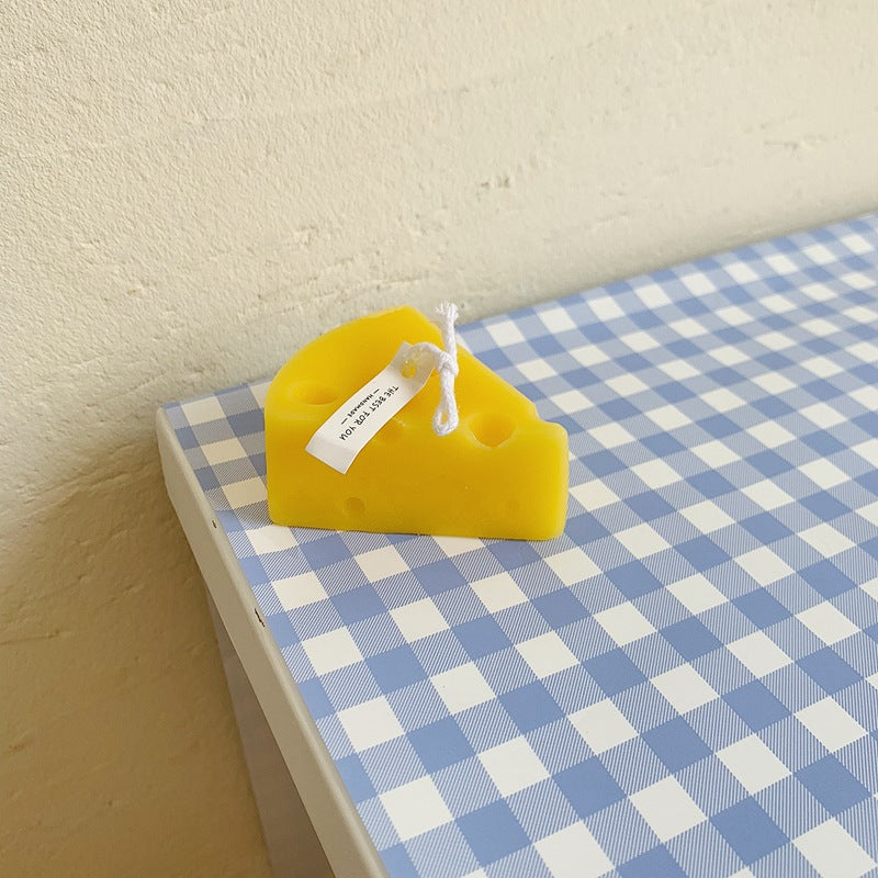 Neuheit Wedge Käse-förmige dekorative Duftkerze