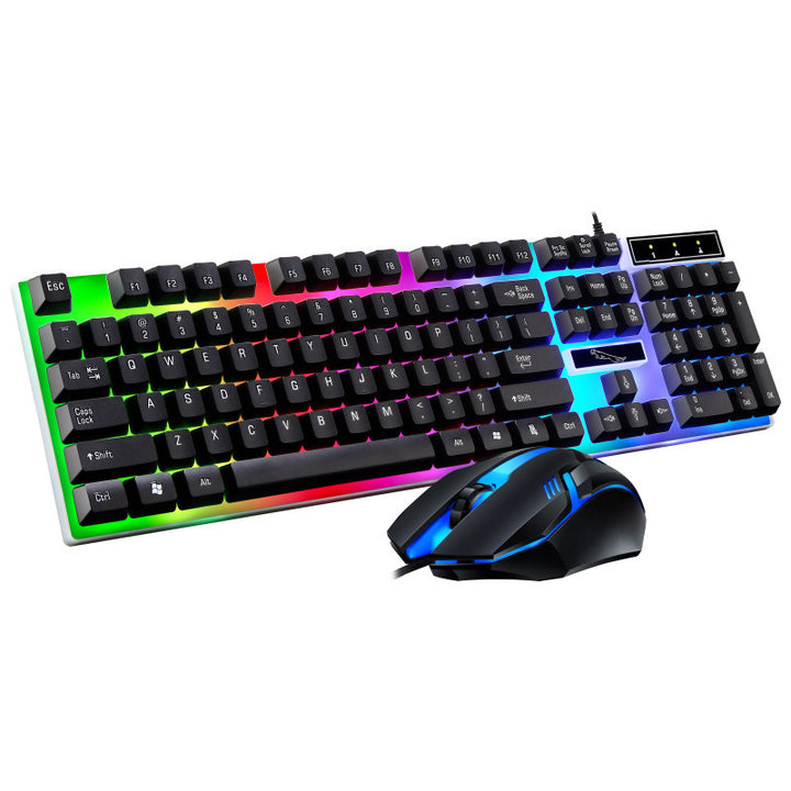 RGB Gaming-Tastatur und präzise optische Maus Set Karnz