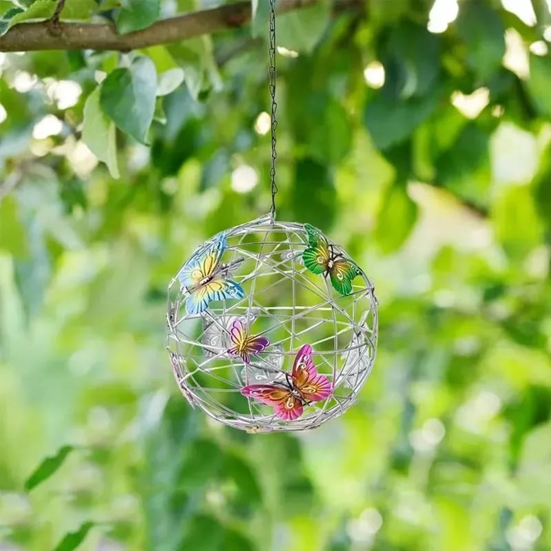 Karnz | 💖 Schmetterling dekorative solarleuchte