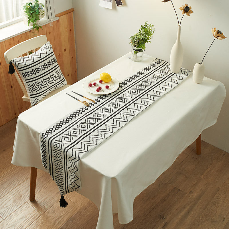 Eleganter geometrischer Muster Tischläufer