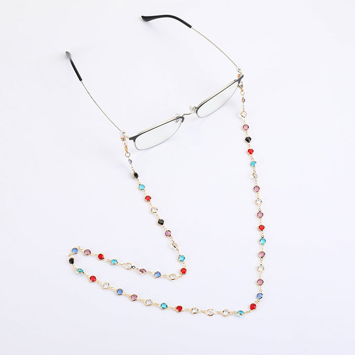 Farbenfrohe Perlen Brille Kette Karnz 1788159666