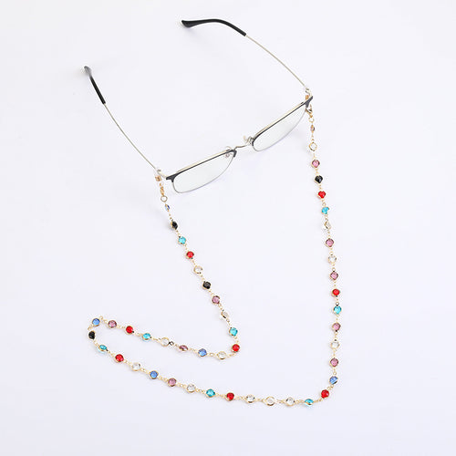 Farbenfrohe Perlen Brille Kette Karnz 1788159666