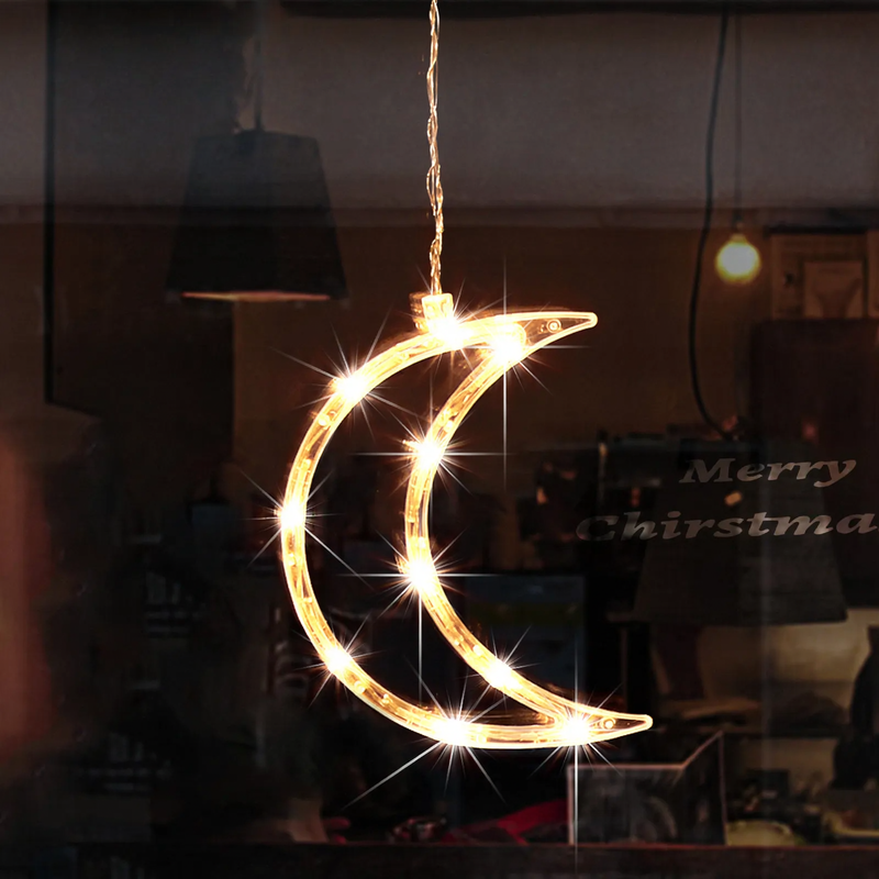 LED-Weihnachts-Sauglicht für Fenster