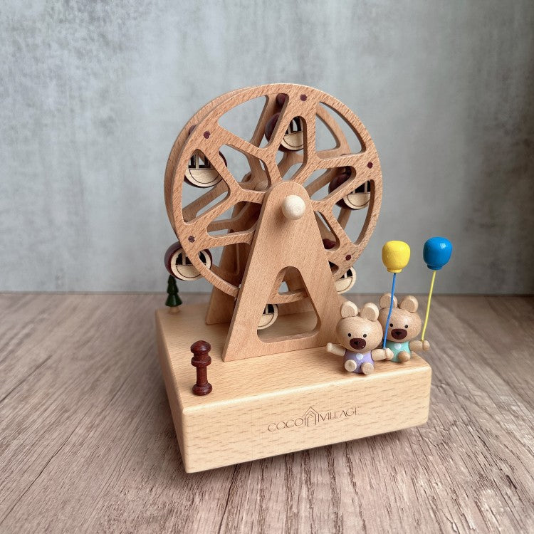 Holz-Spieluhr Riesenrad-Design