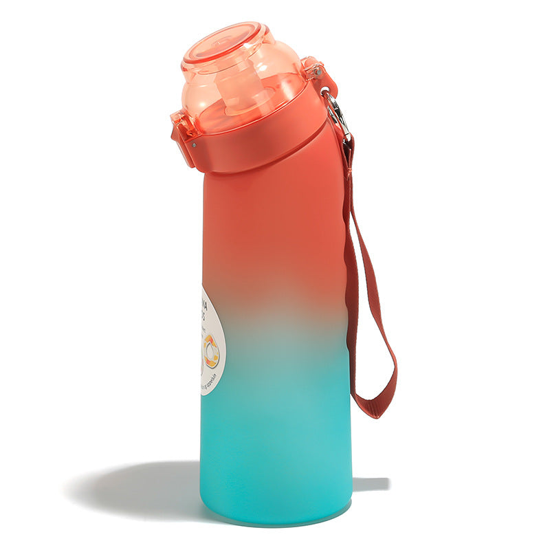 Trinkbecher mit Aromaring und Strohhalm, 800 ml
