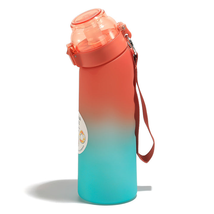 Trinkbecher mit Aromaring und Strohhalm, 800 ml